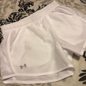 White Under Armour Shorts